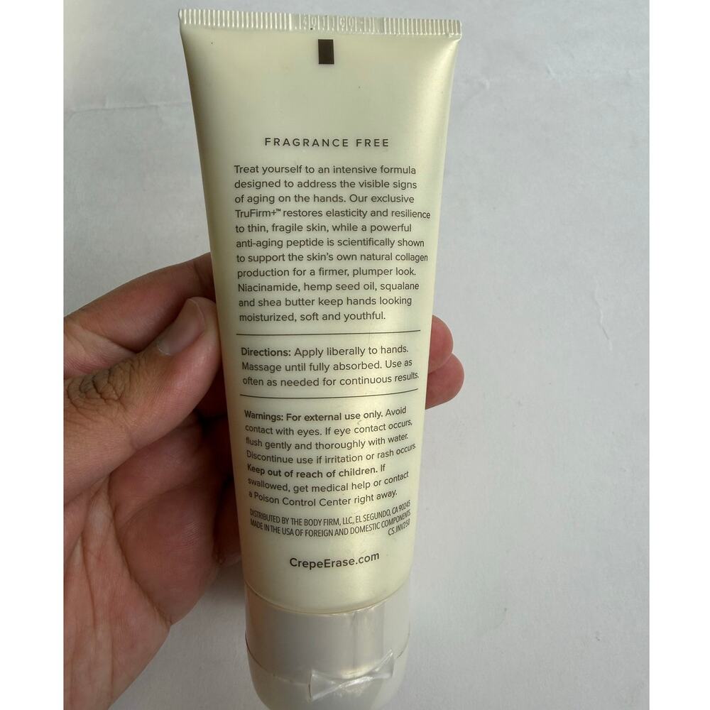 Crepe Erase Body Firm Ultra-Reparative Hand Cream 90ml New - Picture 2 of 3